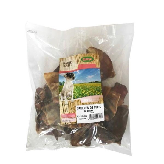 Picture of Bubimex Natural Pig Ears for Dogs | 100% Natural Treats 24pc
